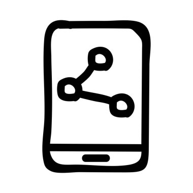 İş düz simge vektör, illüstrasyon