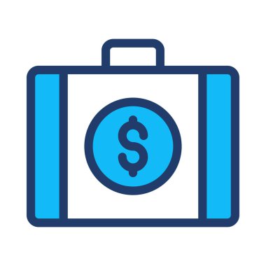 Dolar simgesi vektör illüstrasyonu 