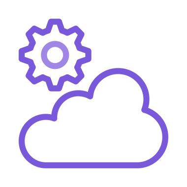 İş düz simge vektör, illüstrasyon