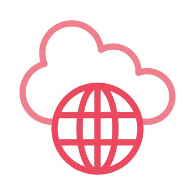 İş düz simge vektör, illüstrasyon