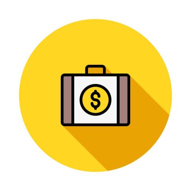 Dolar simgesi vektör illüstrasyonu 