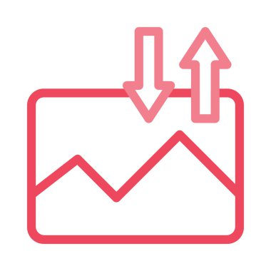 İş düz simge vektör, illüstrasyon