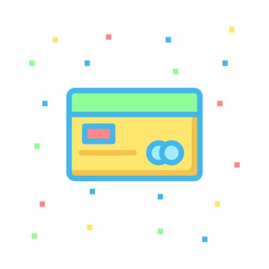 Renk web simgesi beyaz arka plan üzerinde izole iş için. Vektör çizim