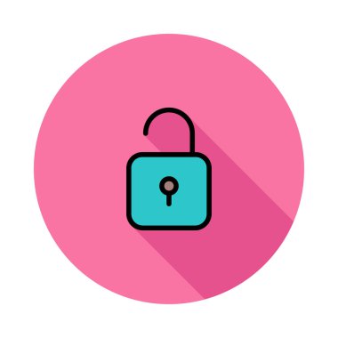 Renk web simgesi beyaz arka plan üzerinde izole iş için. Vektör çizim