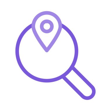 Büyütme cam vektör illüstrasyonu 