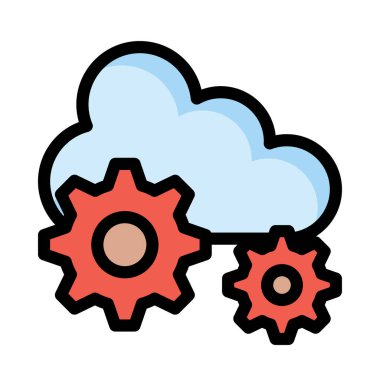 Renk web simgesi beyaz arka plan üzerinde izole iş için. Vektör çizim