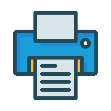 Renk web simgesi beyaz arka plan üzerinde izole iş için. Vektör çizim