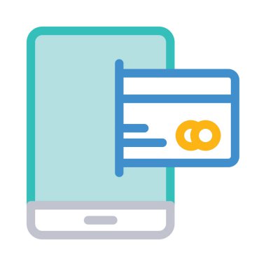 kart simge vektör çizim 