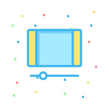 Renk web vektör simgesi 