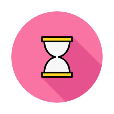 İş düz simge vektör, illüstrasyon