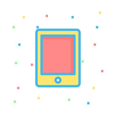 Renk web vektör simgesi 