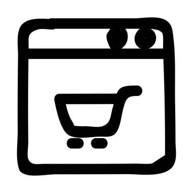 basit iş simge vektör çizim 