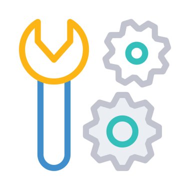 basit iş simge vektör çizim 