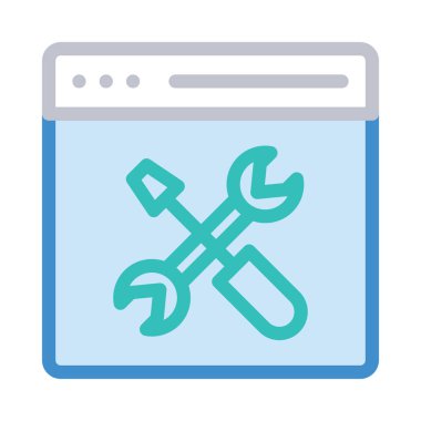 basit iş simge vektör çizim 