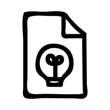 belge simgesi vektör illüstrasyonu 