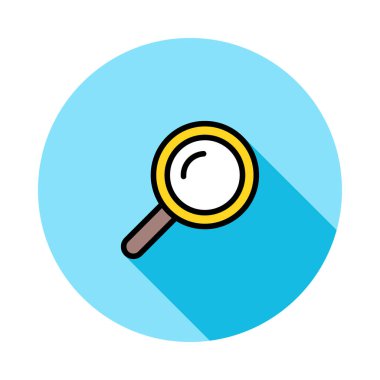 İş düz simge vektör, illüstrasyon