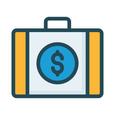 Dolar simgesi vektör illüstrasyonu 