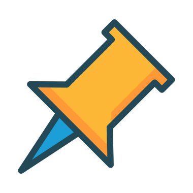 İş düz simge vektör, illüstrasyon