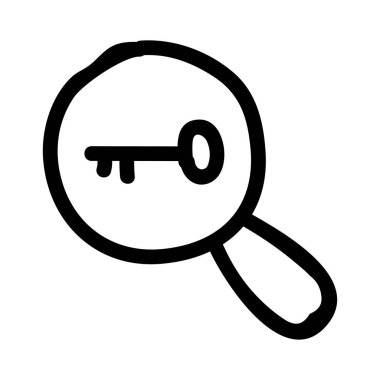 İş düz simge vektör, illüstrasyon