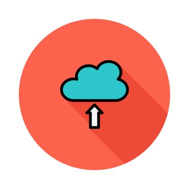 İş düz simge vektör, illüstrasyon