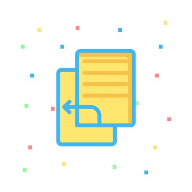 Renk web vektör simgesi 