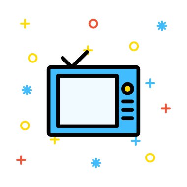 basit iş simge vektör çizim 