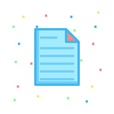 Renk web vektör simgesi 