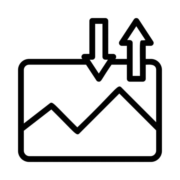 Obchodní Ikonu Plochý Izolovaných Bílém Pozadí Vektor Ilustrace — Stockový vektor