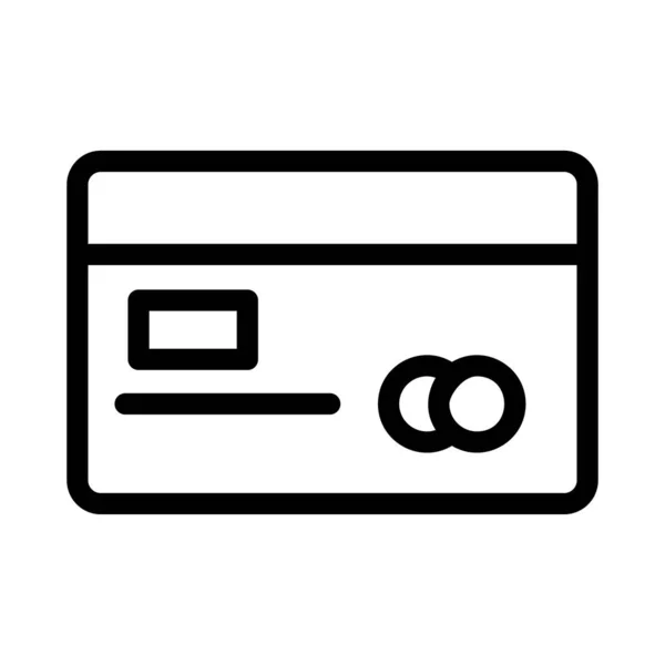 Значок Кредитної Картки Векторна Ілюстрація — стоковий вектор