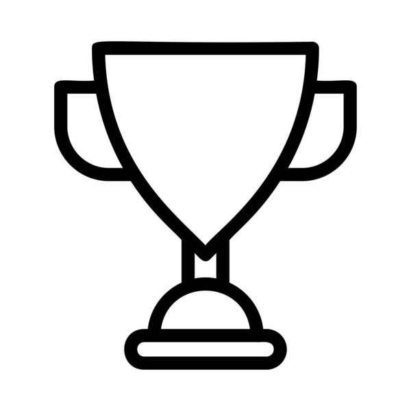 winning cup. Concept trophy. Vector illustration 