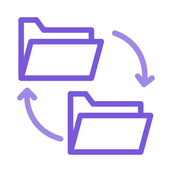 Vetor Ícone Plano Negócios Ilustração — Vetor de Stock