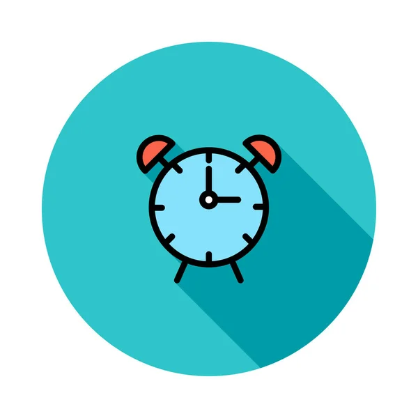 Clock Web Icon Vector Illustration — Stock Vector
