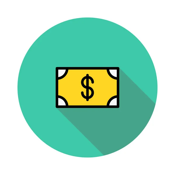 Dollar Pictogram Vector Illustratie — Stockvector