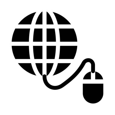 Ağ web simge vektör çizim 