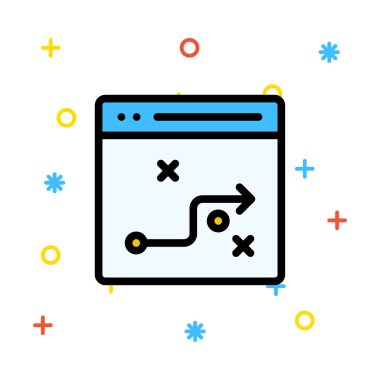 Ağ web simge vektör çizim 