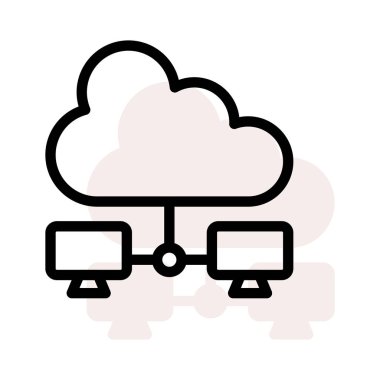 Ağ web simge vektör çizim 