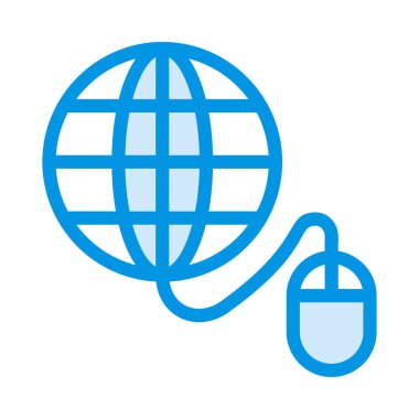 Ağ web simge vektör çizim 