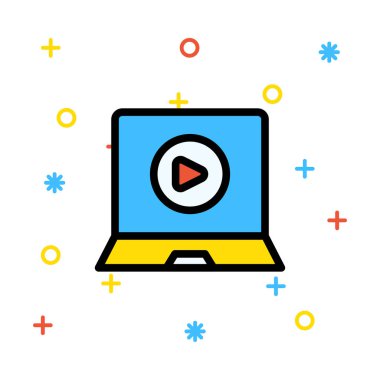 Ağ web simge vektör çizim 