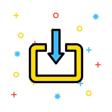 Ağ web simge vektör çizim 