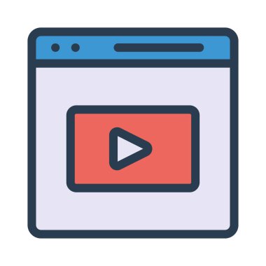 Ağ web simge vektör çizim 