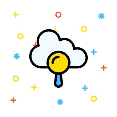 Ağ web simge vektör çizim 