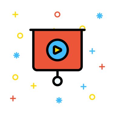 Ağ web simge vektör çizim 