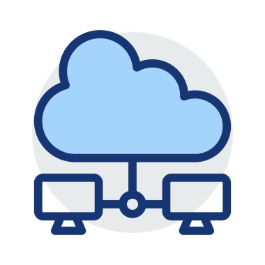 Ağ web simge vektör çizim 