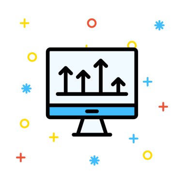 Ağ web simge vektör çizim 