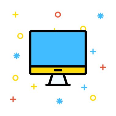 Ağ web simge vektör çizim 