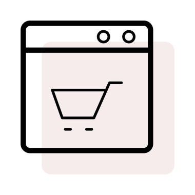 Ağ web simge vektör çizim 