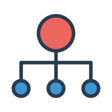 Ağ web simge vektör çizim 