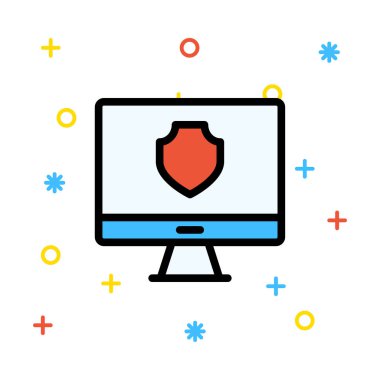 Ağ web simge vektör çizim 