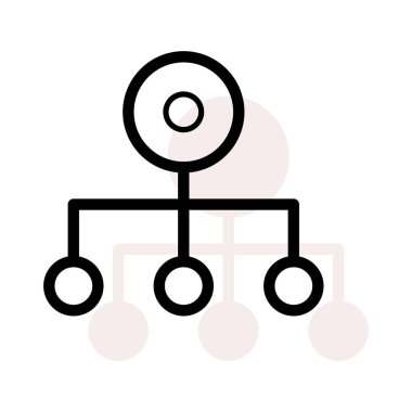 Ağ web simge vektör çizim 