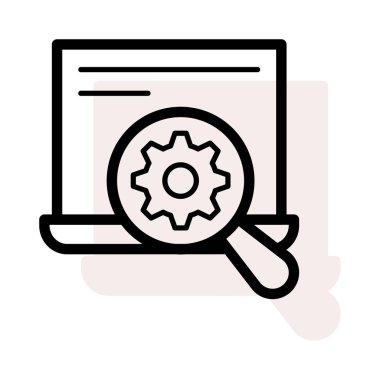 Ağ web simge vektör çizim 